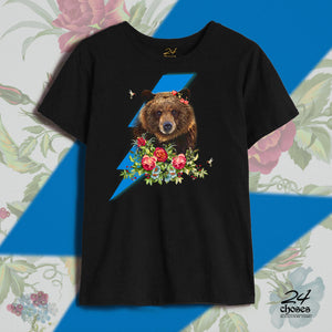 Orso fra i fiori T-S057